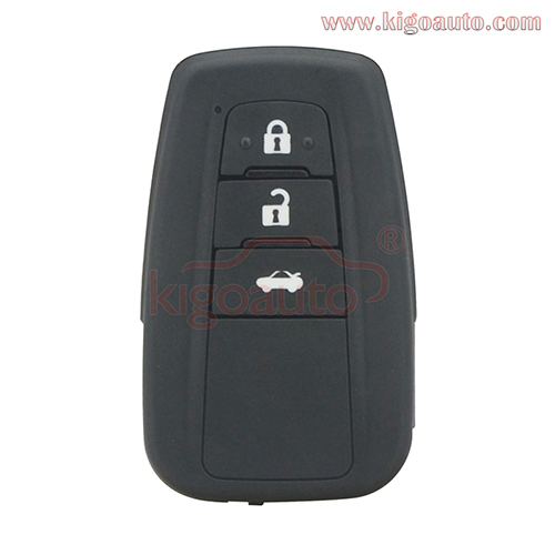 Smart key shell 3 button for Toyota Chr 2016+ Tokay Rika Br2ex