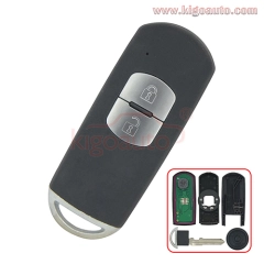 FCC SKE13E-01 / SKE13E-02 Smart key 2 button 434Mhz HITAG PRO ID49 chip PCF7953 for 2014-2019 Mazda 3 6 CX-3 CX-5 Axela Atenza