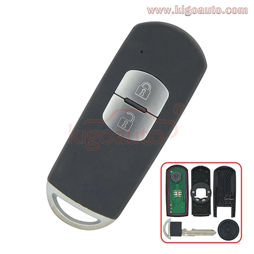 New model SKE13E-01 Smart key 2 button 434Mhz for Mazda CX-5 2017