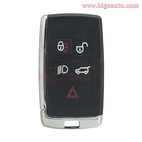 Modified key shell 5 button for refit Land rover Range Rover Evoque smart key case