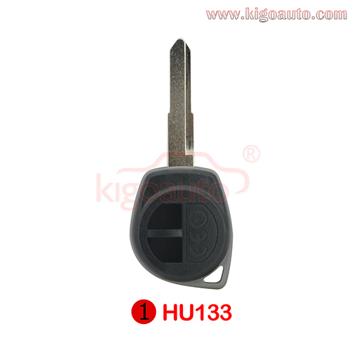 Remote key shell 2 button for Suzuki Grand Vitara Swift Ignis