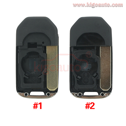 Flip remote key shell 3 button for Honda Civic City Jazz HR-V XR-V