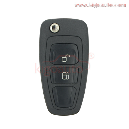 5WK50165 Flip key shell 2 button for Ford Ranger 2011 2012 2013 2014 2015