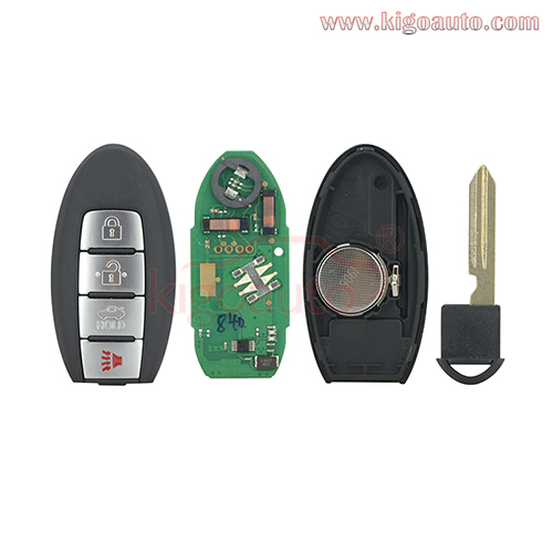 FCC CWTWB1U840 smart key 4 button 315mhz 46 chip for Nissan Versa Sentra 2013-2019