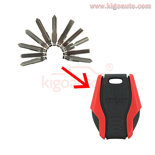 Universal transponder head key case shell cover multifuctional handle use on KEYDIY blades