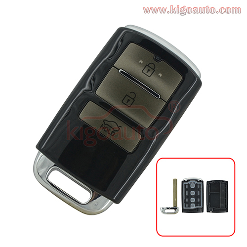 Smart key case 3 button for Kia Cadenza 2016 2017 2018