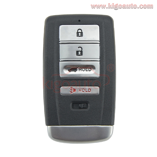 FCC A2C32523200 smart key case 4 button for Acura MDX RDX 2016 2017 2018 PN 72147-TZ5-A11