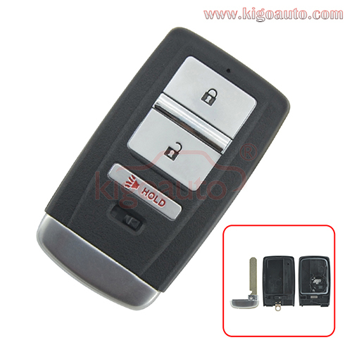 FCC A2C32523200 smart key case 3 button for Acura MDX RDX 2016 2017 2018