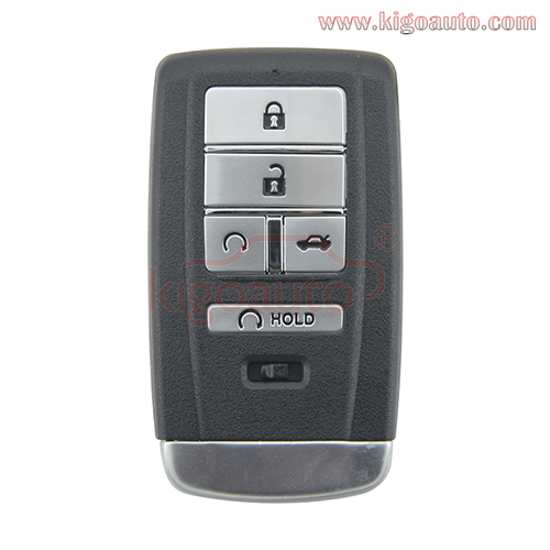 Smart key case 5 button for Acura RLX RDX TLX ILX MDX 2016 2017 2018