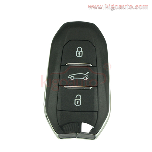 Aftermarket smart key 3 button 433.9mhz ID46 PCF7945 or HITAG AES 4A chip PCF7945M for Peugeot 308 508 Citroen C4 Picasso Grand Picasso DS5 DS4 DS3 20