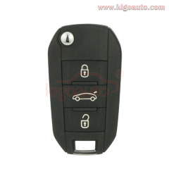 Flip key remote 3 button 433Mhz 46 chip or 4A chip for Citroen C4 Cactus