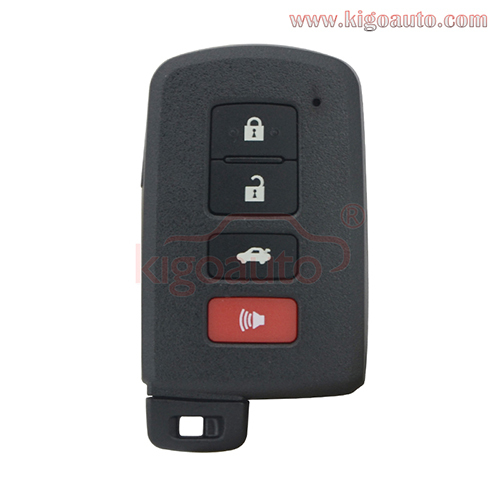 FCC HYQ14FBA Smart key case 3 button with panic for Toyota  Avalon Camry Corolla Highlander Rav4 2015