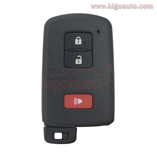 FCC HYQ14FBA Smart key case 2 button with panic  for Toyota Prius C Tacoma 2016 PN 89904-52290