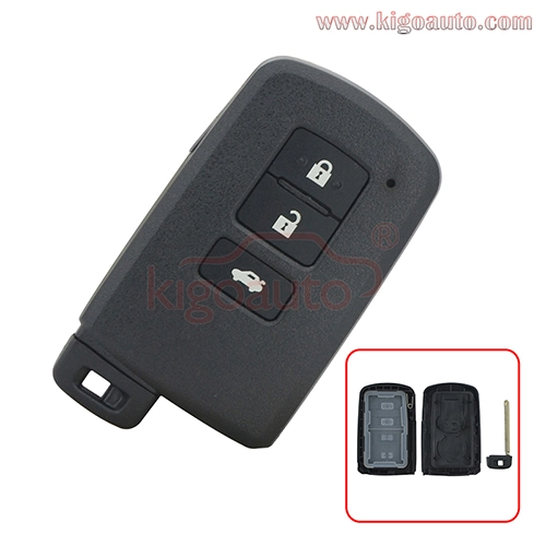 TOKAI RIKA BA2EQ Smart Key Shell Case Fob 3 Button for Toyota  Camry 2010 PN 89904-33500