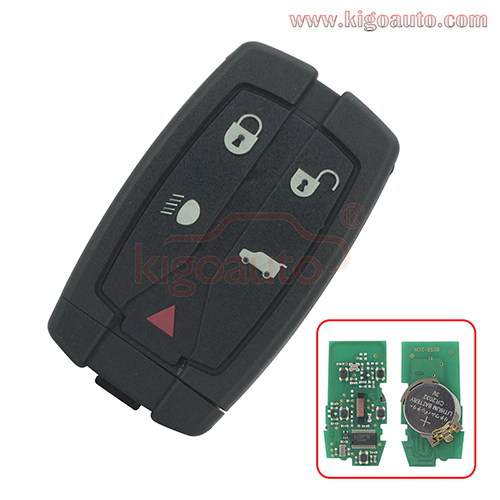 Smart key 5 buttton 315mhz or 434mhz for Landrover freelander LR2 2008 2009 2010 2011