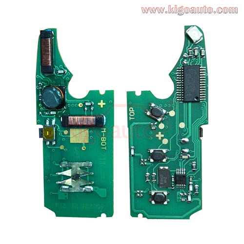 Keyless key circuit board 315Mhz and 434Mhz PCF7942 chip for Porsche VW Touareg