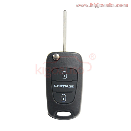 Flip remote key 3 button 434Mhz TOY48 46chip for Kia Sportage 2009-2012