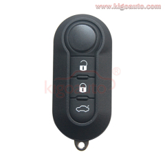 Flip key shell 3 button SIP22 Blade for Fiat 500 Punto Ducato Stilo Panda Folding Car Key Shell