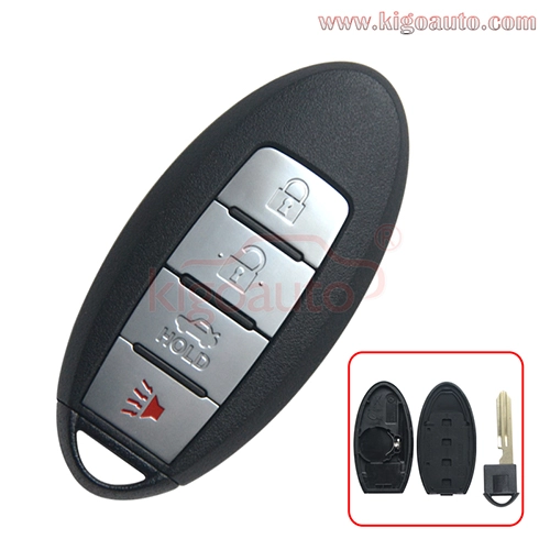 FCC KR5S180144014 smart key case 4 button for Nissan Altima 2013 2014 2015