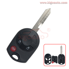 FCC OUCD6000022 Remote key shell 3 button FO38 blade for Ford Fusion Escape Focus Edge Mercury Mariner Lincoln MKZ 2007-2013