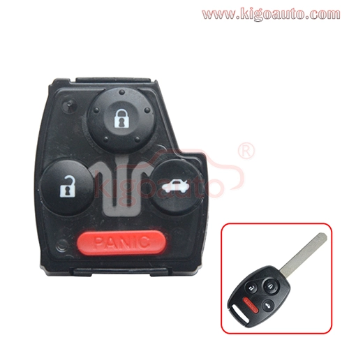 FCC CWTWBIU545 Remote sender 4 button 433.9 Mhz for Honda Odyssey Pilot 2005 2006 2007