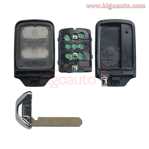 72147-T5A-G01 Smart key 2 button 434Mhz for Honda XRV Fit Vezel