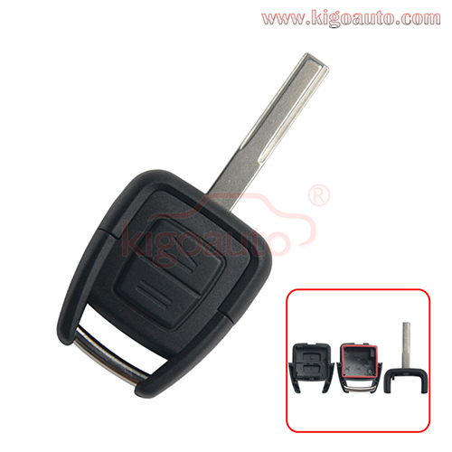 Remote key shell HU43 for Opel 2 button