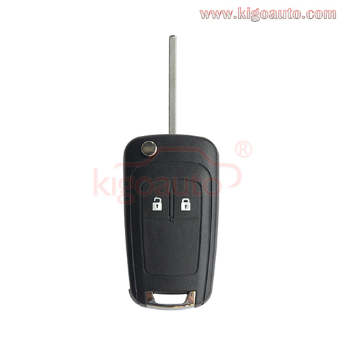 (Chevy space)flip remote key 2button 433Mhz ASK HTAG2 ID46 PCF7941E for Chevrolet Cruze Orlando Aveo Insignia Astra 2011 2012 2013