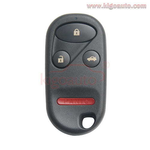 FCC KOBUTAH2T remote fob 4 button 315Mhz ASK for Honda Accord 1998 1999 2000 2001 2002 72147-S84-A01
