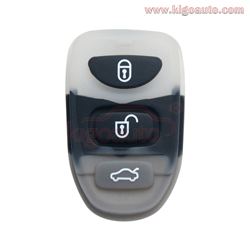 Pack of 29pcs Remote rubber button pad for Kia Hyundai remote fob 3 button