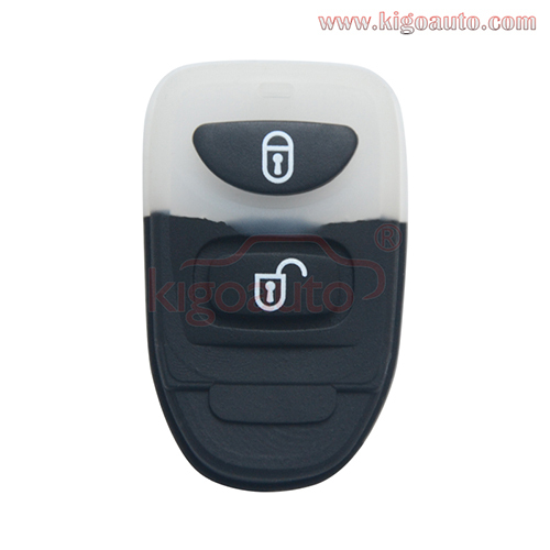 Replacement 2 button pad for Hyundai remote fob pad