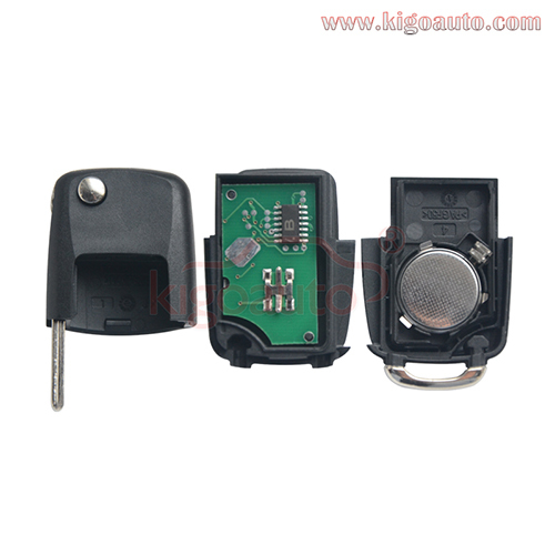 P/N 1J0 959 753 AG Remote key 2 button 434Mhz for VW Golf Bora 2003 2004