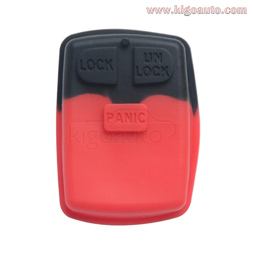 button pad  Remote fob case 2 button with panic for Toyota Sienna 1998