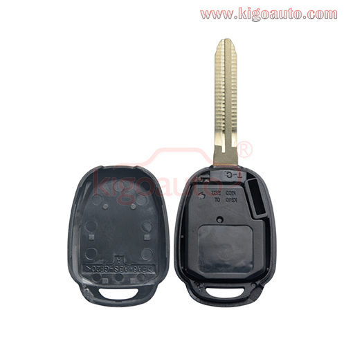 DENSO HYQ12BDM HYQ12BEL Remote head key 2 button 314.4Mhz G / H / NO chip for Toyota 2014 2015