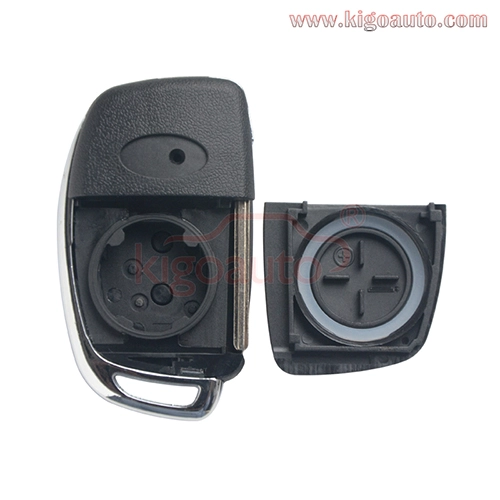 Flip key shell 3 button for Hyundai Elantra Genesis 2009 2010