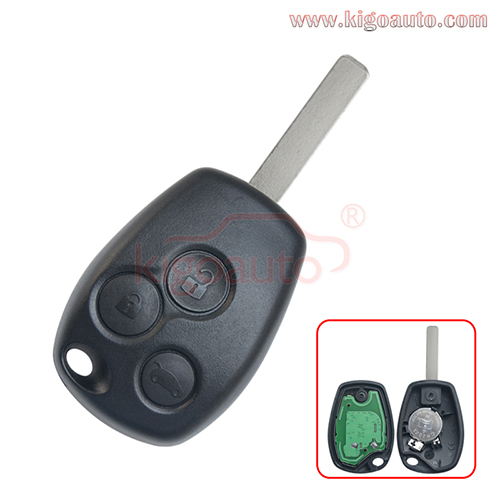 Remote key 3 button 434Mhz VA6 blade with 4A chip for Benz Smart Fortwo 453 2015 2016 ( A 453)