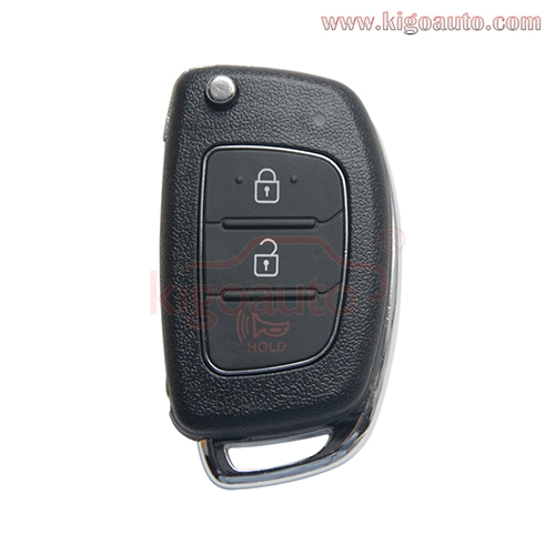 Flip key shell 3 button for Hyundai Elantra Genesis 2009 2010