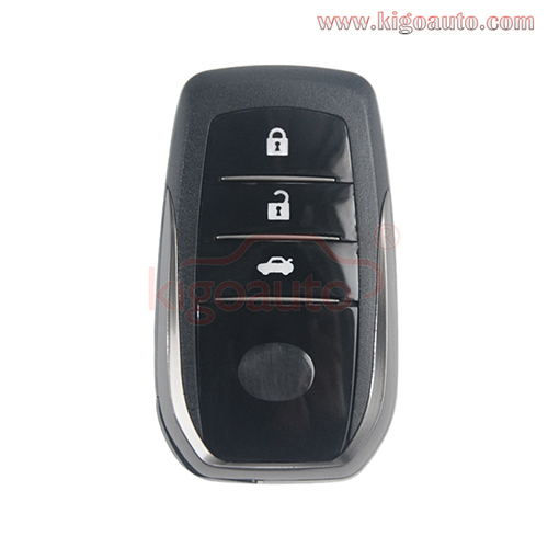 Smart key case 3 button for Toyota Hilux Fortuner Land Cruiser Camry