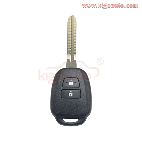 DENSO HYQ12BDM HYQ12BEL Remote head key 2 button 314.4Mhz G / H / NO chip for Toyota 2014 2015
