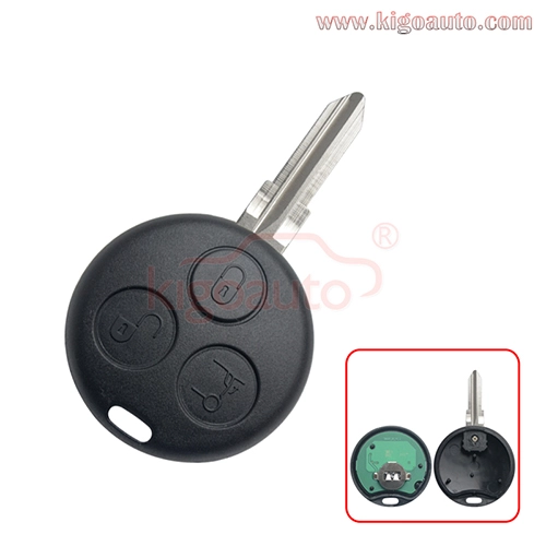 Remote key 3button 434Mhz for Mercedes Smart Fortwo Smart ROADSTER 2001 2002 2003 2004 2005 2006