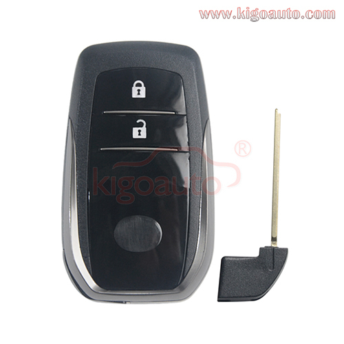 FCC BM1EW Smart key shell 2 button for  Toyota Hilux