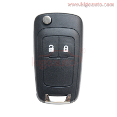 (Chevy space)flip remote key 2button 433Mhz ASK HTAG2 ID46 PCF7941E for Chevrolet Cruze Orlando Aveo Insignia Astra 2011 2012 2013