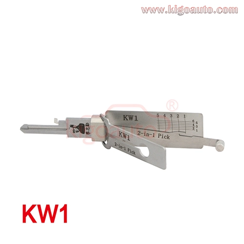 KW1 2-in-1 Pick Decoder Lishi Residential tool