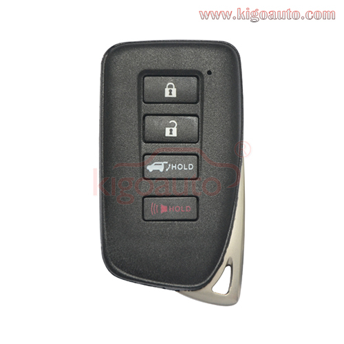 FCC BP1EK Smart key 433MHZ 4 button for Lexus RX350 RX450HL RX450H 2016-2019 P/N 89904-48J60(PCB 281451-0010)