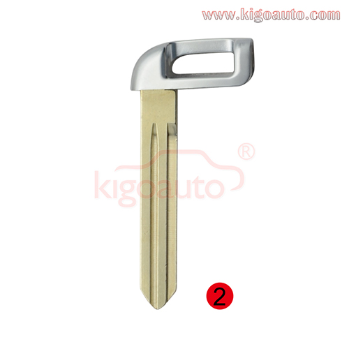 2 Pack Non-Transponder Uncut Key Blanks – Fit Hyundai & Kia – OEM 81996-1R000 – HY18-P