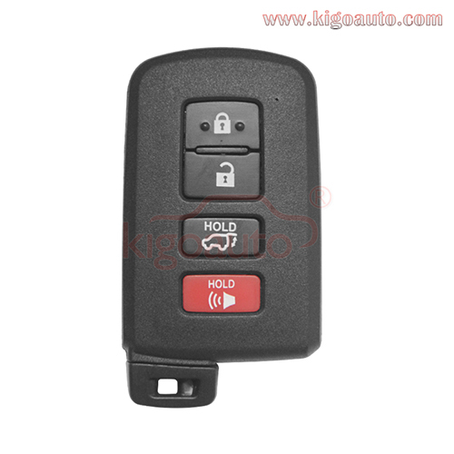 FCC HYQ14FBA Smart key 312/314MHZ 4 button 8A chip for Toyota Highlander 2014-2020 PN 89904-0E120(Board 2110)