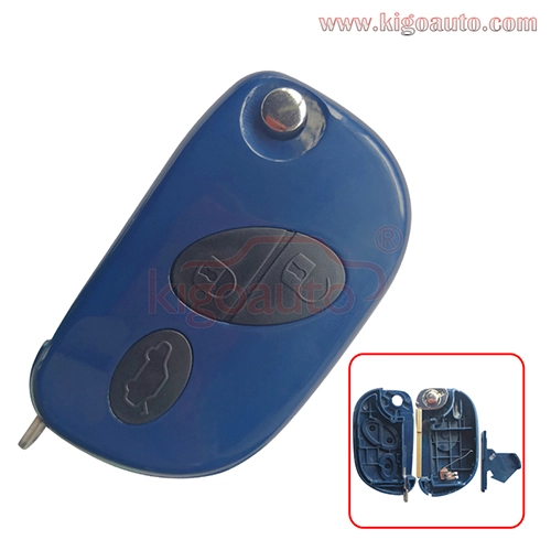 Pack of 1pc FCC RX2TRF937 Flip remote car key shell 3 button for Maserati Quattroporte GranTurismo 2005 - 2011