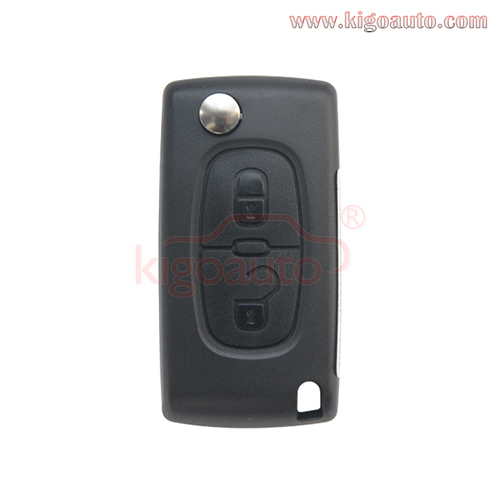 CE0536 flip remote key 2 button 434Mhz ASK PCF7961 chip for Peugeot 307 PN 1700204BJ41