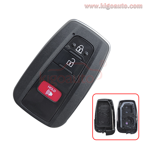 FCC HYQ14FBC Smart key shell 3 button for Toyota Prius RAV4 2016 2017 2018