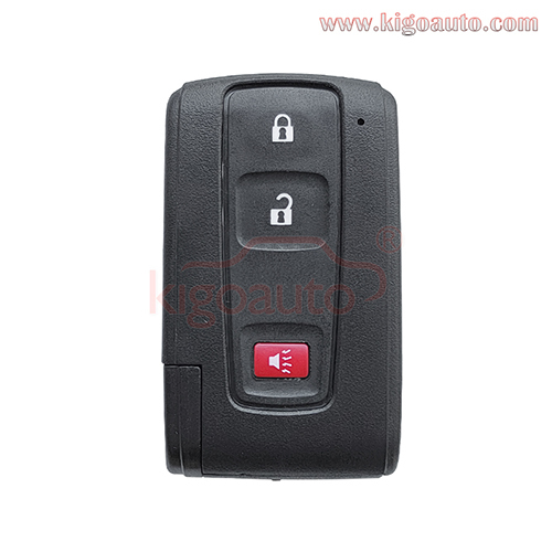 FCC MOZB21TG smart key 3 button 312mhz with 4Dchip for Toyota Prius 2004-2009 PN 89071-47080 (non prox system)